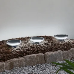 Lindby Smart LED grondspies lamp Thalas, CCT, RGB, Tuya, 3 eenheden