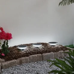 Lindby Smart LED grondspies lamp Thalas, CCT, RGB, Tuya, 3 eenheden