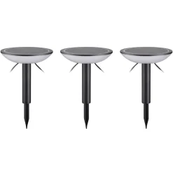 Lindby Smart LED grondspies lamp Thalas, CCT, RGB, Tuya, 3 eenheden