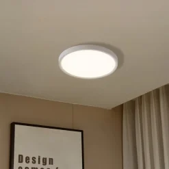 Lindby Smart LED plafondlamp Deika, Ø 30 cm, wit, Tuya