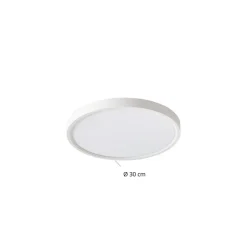 Lindby Smart LED plafondlamp Deika, Ø 30 cm, wit, Tuya