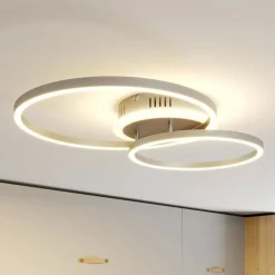 Lindby Smart LED plafondlamp Edica, 58 cm, Tuya, CCT