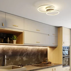 Lindby Smart LED plafondlamp Edica, 58 cm, Tuya, CCT