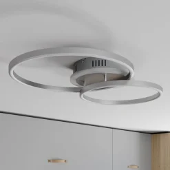 Lindby Smart LED plafondlamp Edica, 58 cm, Tuya, CCT