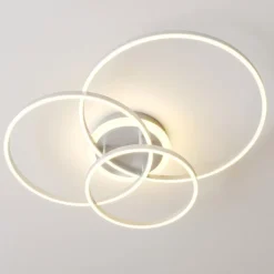 Lindby Smart LED plafondlamp Tula, afstandsbediening, Tuya CCT