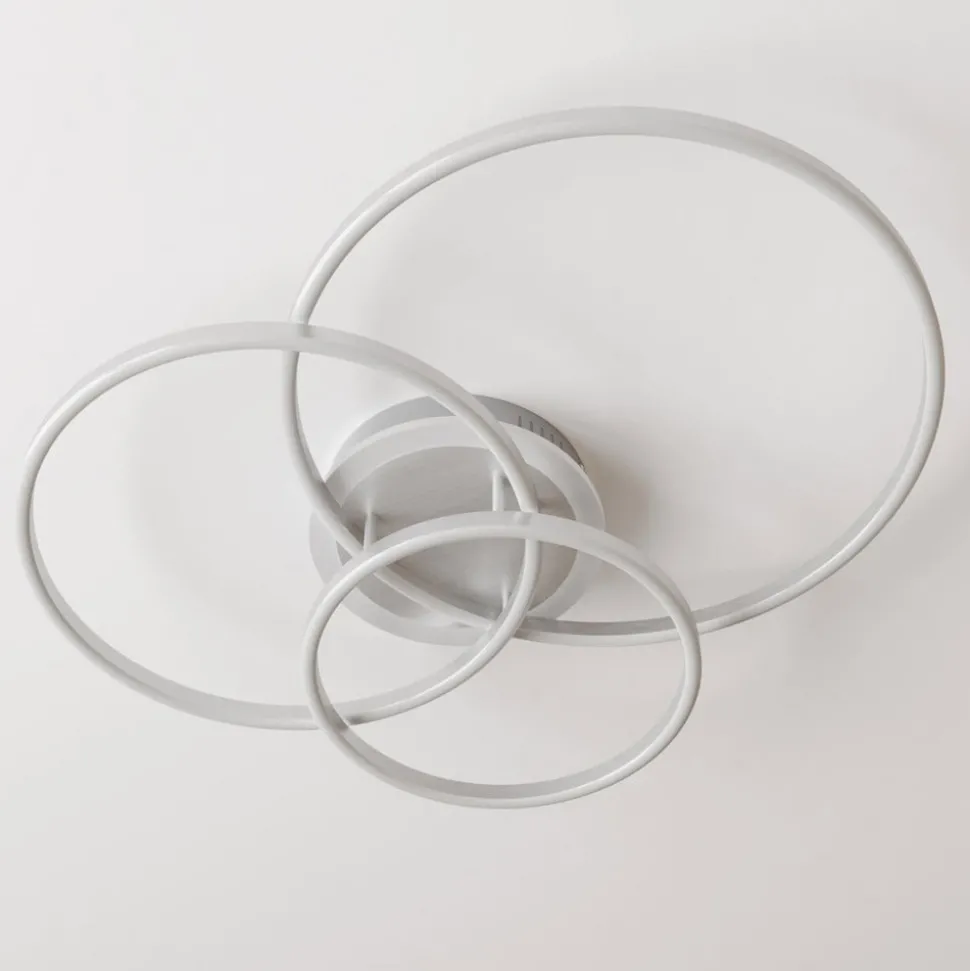 Lindby Smart LED plafondlamp Tula, afstandsbediening, Tuya CCT