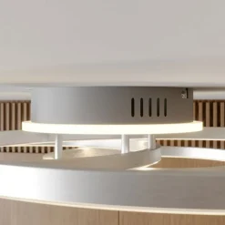 Lindby Smart LED plafondlamp Tula, afstandsbediening, Tuya CCT