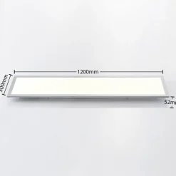 Lindby Smart LED plafondpaneel Kjetil 120 x 30 cm Tuya RGB CCT