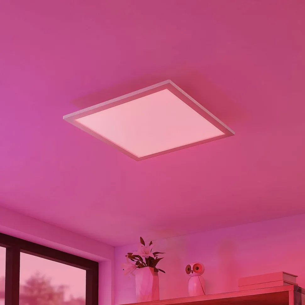 Lindby Smart LED plafondpaneel Kjetil 40 x 40 cm Tuya RGB CCT