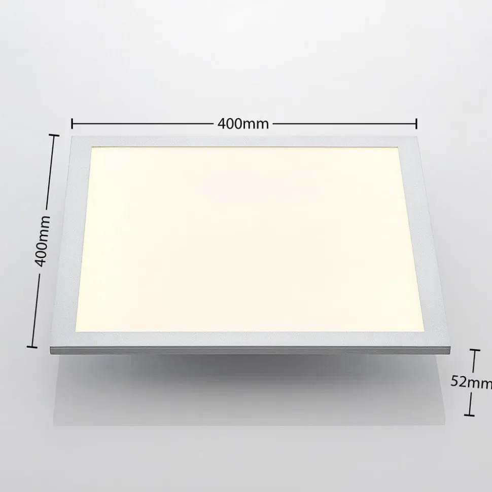 Lindby Smart LED plafondpaneel Kjetil 40 x 40 cm Tuya RGB CCT