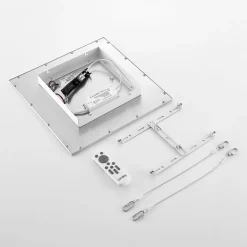 Lindby Smart LED plafondpaneel Kjetil 40 x 40 cm Tuya RGB CCT