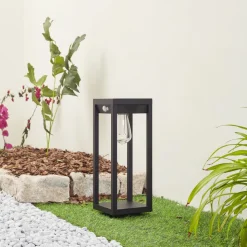 Lindby Smart LED sokkellamp Enea, sensor, CCT, RGB