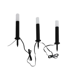 Lindby Smart LED sokkellamp Elvor, CCT, RGB, Tuya, 3 stuks