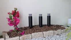 Lindby Smart LED sokkellamp Kaelo, CCT, RGB, Tuya, 3 stuks