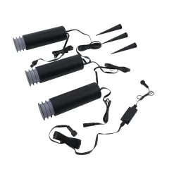 Lindby Smart LED sokkellamp Kaelo, CCT, RGB, Tuya, 3 stuks