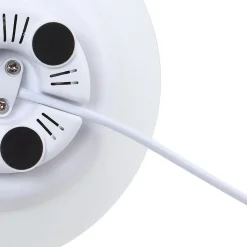 Lindby Smart LED tafellamp Cosmia, wit, glas, Tuya