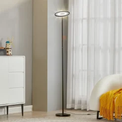 Lindby Smart LED vloerlamp Cilian, CCT, Tuya, ZigBee, Hue