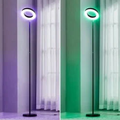 Lindby Smart LED vloerlamp Cilian, RGBW, CCT, ZigBee, Hue