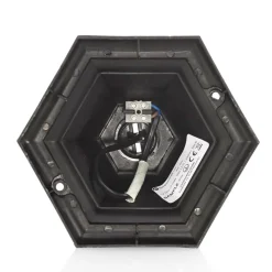 Lindby sokkellamp Nane, 42cm, lantaarn, zeewaterbestendig, E27