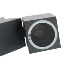 Lindby sokkellamp Othil, 2-lamps, 50 cm, antraciet, metaal