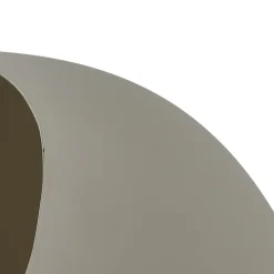 Lindby Solomia tafellamp, beige, ijzer, Ø 20 cm