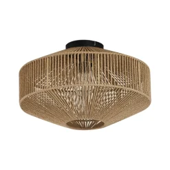 Lindby Sorino plafondlamp, papier, ijzer, Ø 40 cm