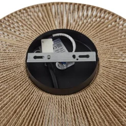 Lindby Sorino plafondlamp, papier, ijzer, Ø 40 cm