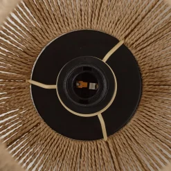 Lindby Sorino plafondlamp, papier, ijzer, Ø 40 cm