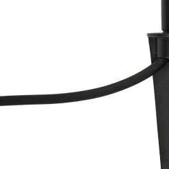 Lindby Sorvete grondspies lamp, zwart, metaal, hoogte 62cm