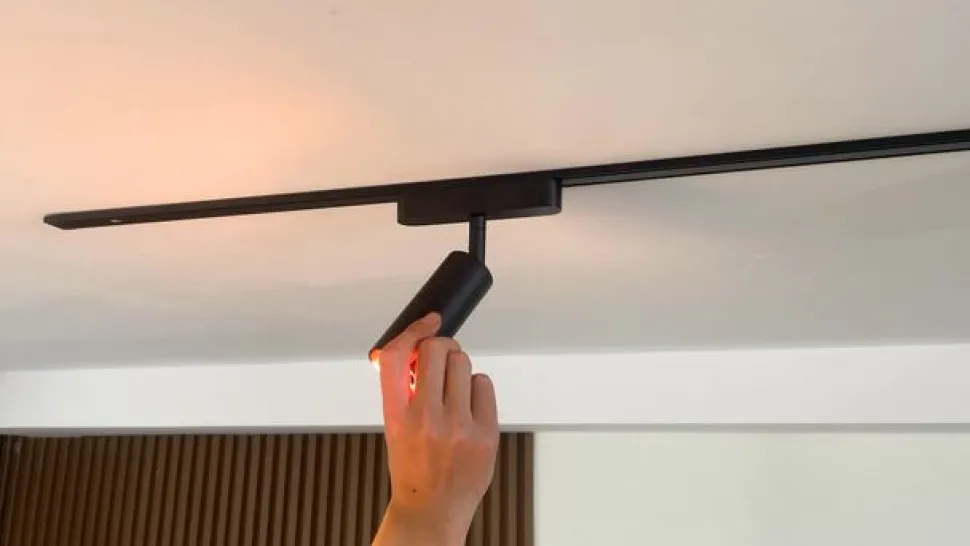 Lindby spot 48 V Lumaro, zwart, Ø 4 cm, aluminium, dimbaar