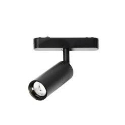 Lindby spot 48 V Lumaro, zwart, Ø 4 cm, aluminium, dimbaar
