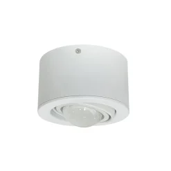 Lindby spot Jyla, wit, 4.200 K, Ø 13 cm, lens, aluminium