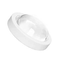 Lindby spot Jyla, wit, 4.200 K, Ø 13 cm, lens, aluminium