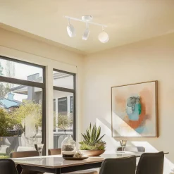 Lindby spot Jyla, wit, 4.000 K, 3-lamps, GX53