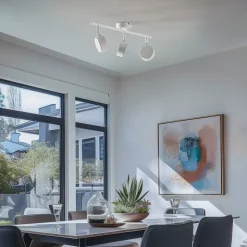 Lindby spot Jyla, wit, 4.000 K, 3-lamps, GX53