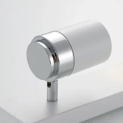 Lindby spot Kardo, 4-lamps, wit, metaal, IP44