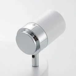 Lindby spot Kardo, rond, 3-lamps, wit, metaal, IP44