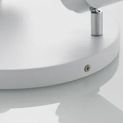 Lindby spot Kardo, rond, 3-lamps, wit, metaal, IP44