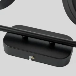 Lindby spot Neros, zwart, 2-lamps, 31,5 cm, CCT, ijzer