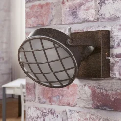 Lindby spot Tamin, roestkleurig, 1-lamp, glas, G9