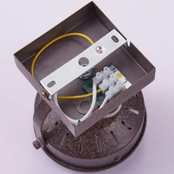 Lindby spot Tamin, roestkleurig, 1-lamp, glas, G9