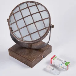Lindby spot Tamin, roestkleurig, 1-lamp, glas, G9
