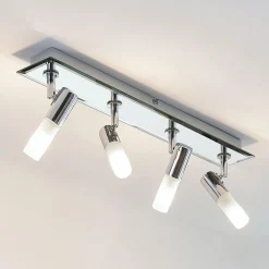Lindby spot Zela, lengte 53 cm, chroom, 4-lamps