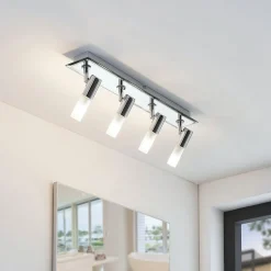 Lindby spot Zela, lengte 53 cm, chroom, 4-lamps
