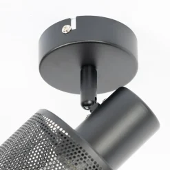 Lindby Stancho Spot, 1-lamp, zwart