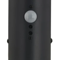 Lindby Statius buitenwandlamp, antraciet, ijzer, sensor