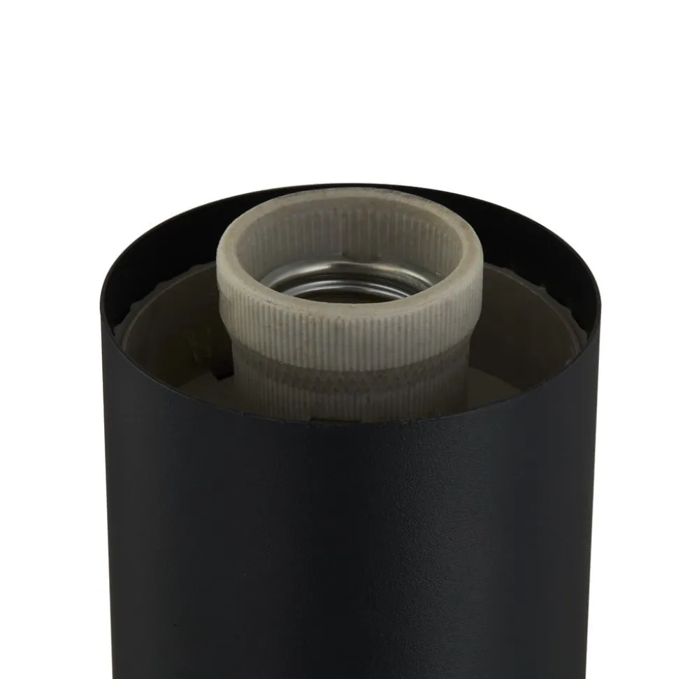 Lindby Statius tuinpadverlichting, antraciet, ijzer, 100 cm