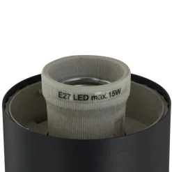 Lindby Statius tuinpadverlichting, antraciet/wit, sensor, 100cm