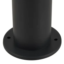 Lindby Statius tuinpadverlichting, antraciet/opaal, ijzer, 100 cm