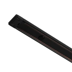 Lindby stroomrail Lumaro, zwart, aluminium, lengte 103 cm